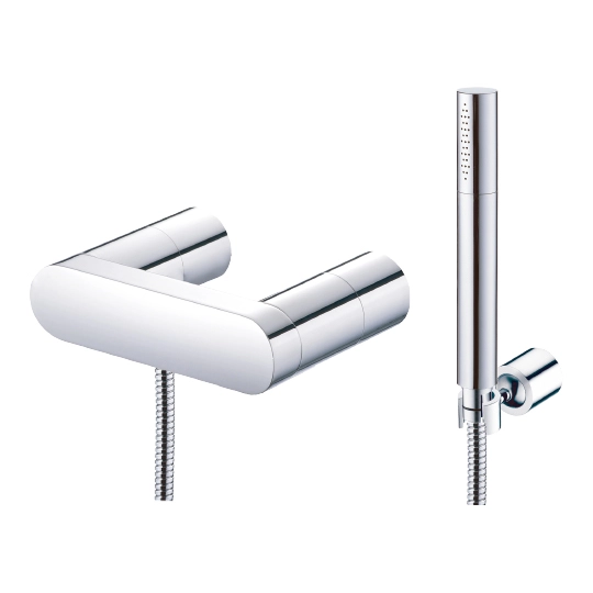 Brausemischer mit Handschuh & Schlauch & Wandhalterung